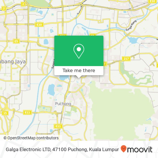 Galga Electronic LTD, 47100 Puchong map
