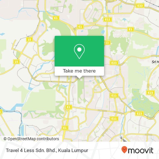 Peta Travel 4 Less Sdn. Bhd.