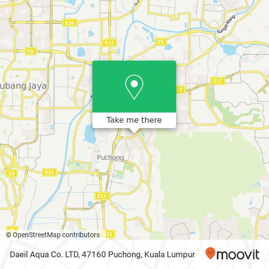 Daeil Aqua Co. LTD, 47160 Puchong map