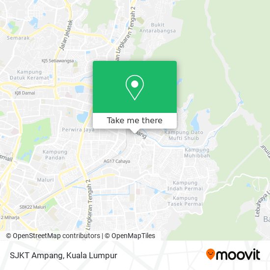 Peta SJKT Ampang