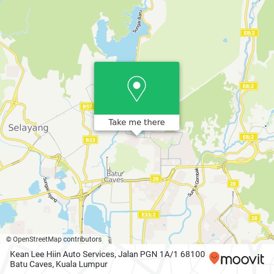 Kean Lee Hiin Auto Services, Jalan PGN 1A / 1 68100 Batu Caves map