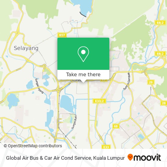 Global Air Bus & Car Air Cond Service map