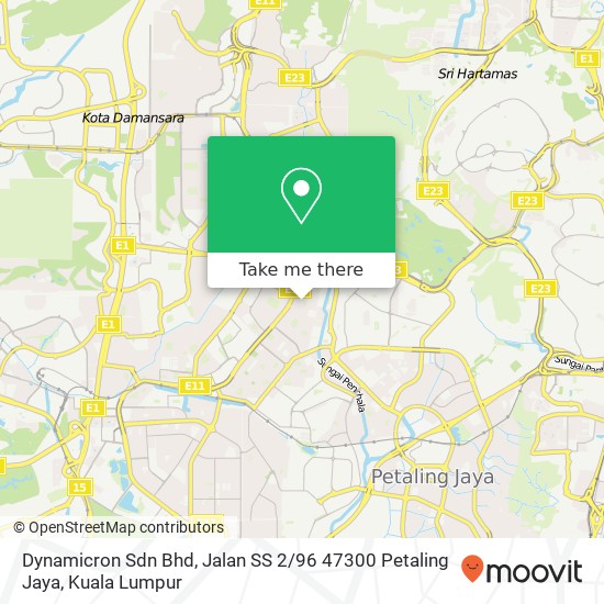 Dynamicron Sdn Bhd, Jalan SS 2 / 96 47300 Petaling Jaya map