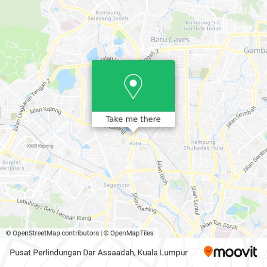 Pusat Perlindungan Dar Assaadah map