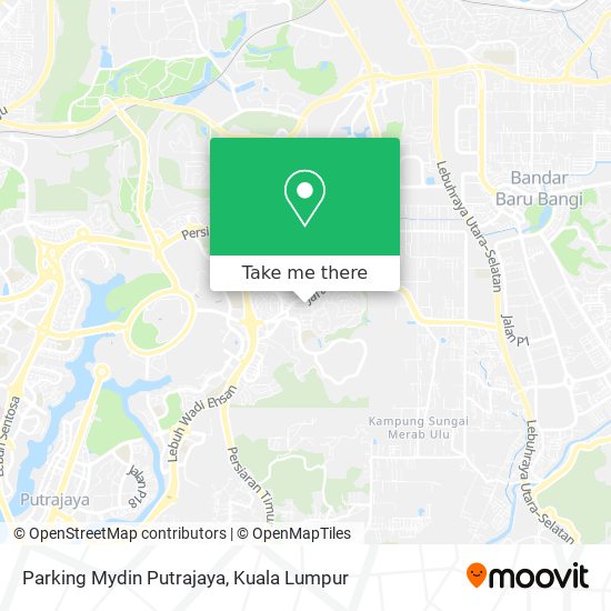 Parking Mydin Putrajaya map