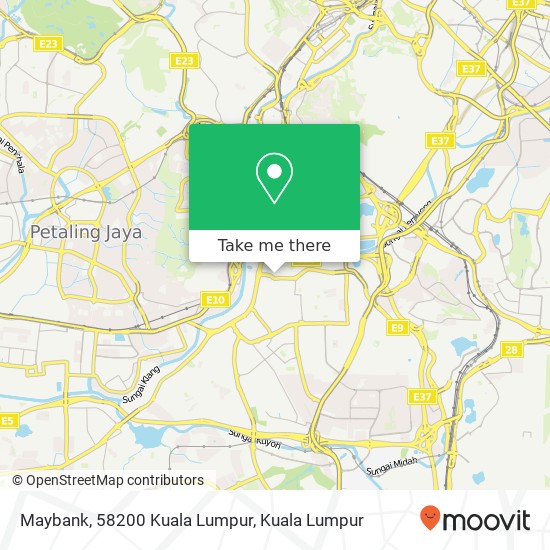 Peta Maybank, 58200 Kuala Lumpur