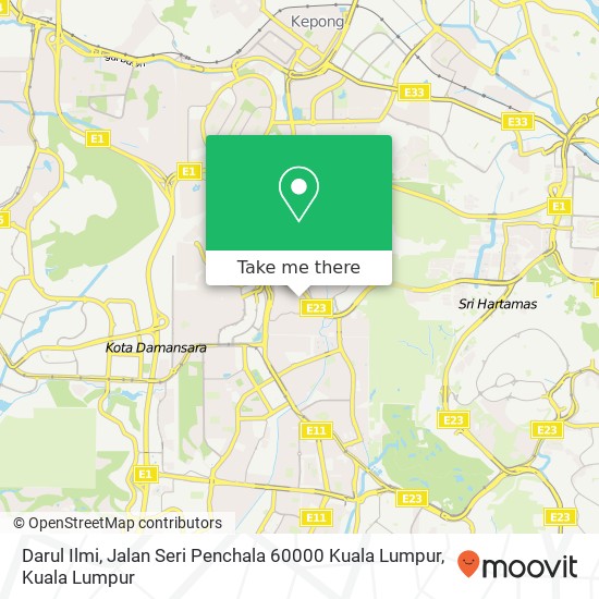 Darul Ilmi, Jalan Seri Penchala 60000 Kuala Lumpur map