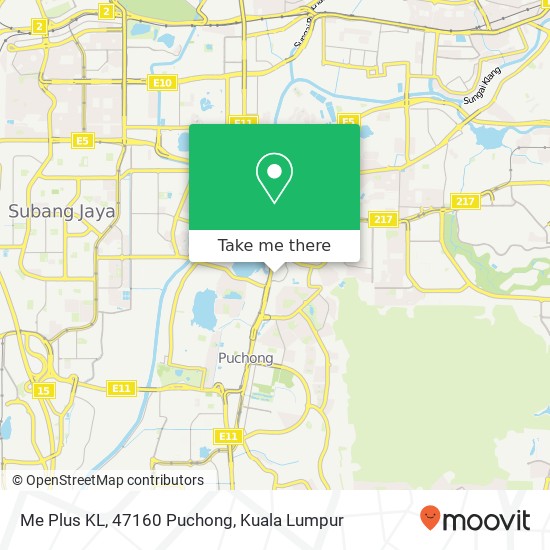 Me Plus KL, 47160 Puchong map