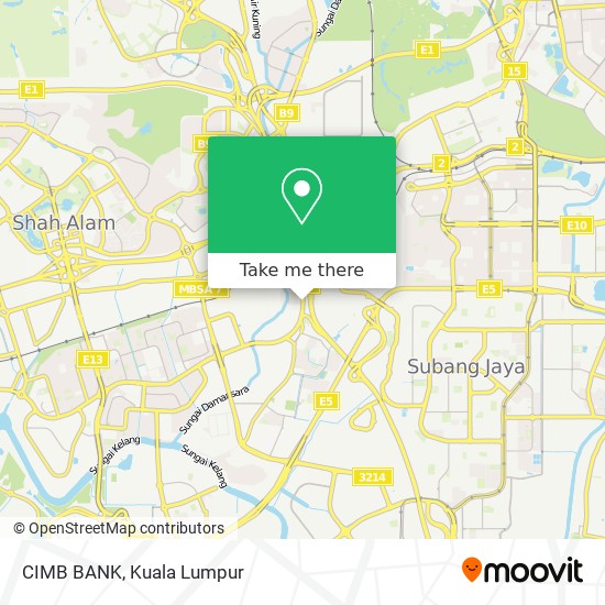 CIMB BANK map