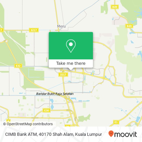 CIMB Bank ATM, 40170 Shah Alam map