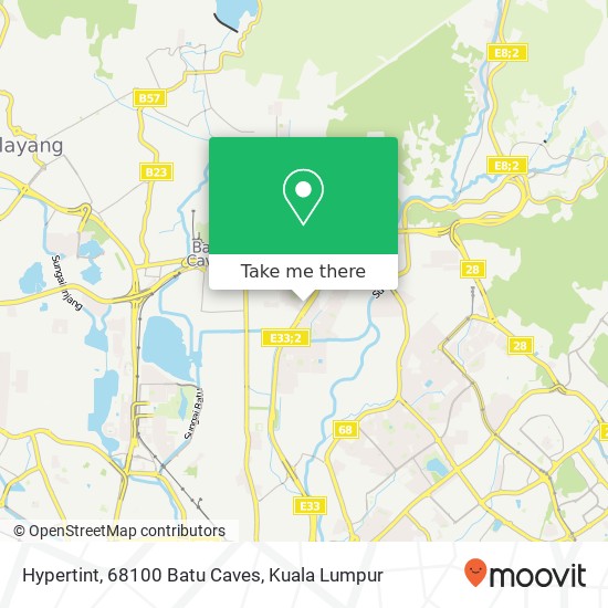 Hypertint, 68100 Batu Caves map