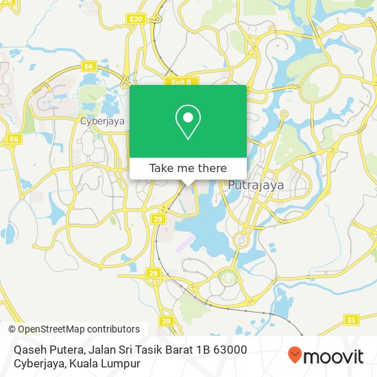 Qaseh Putera, Jalan Sri Tasik Barat 1B 63000 Cyberjaya map