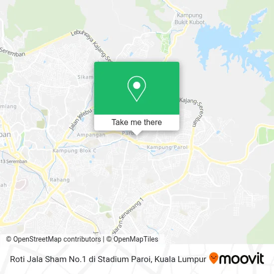 Roti Jala Sham No.1 di Stadium Paroi map
