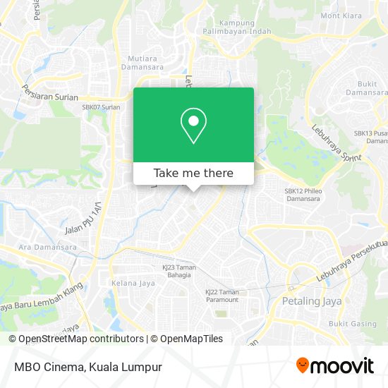 MBO Cinema map