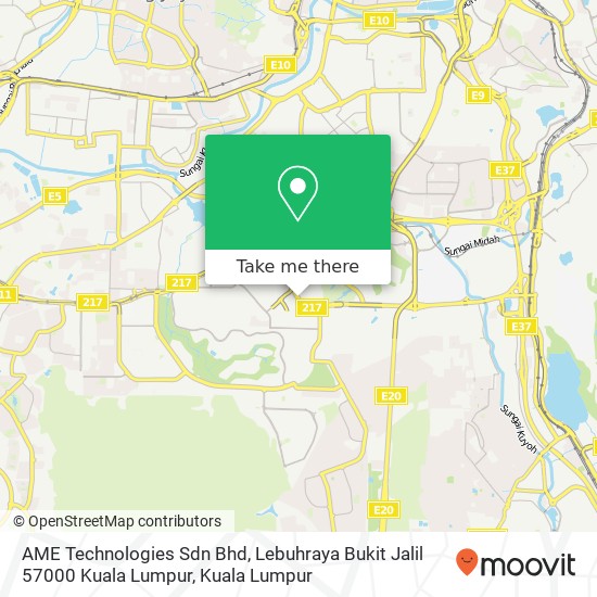 AME Technologies Sdn Bhd, Lebuhraya Bukit Jalil 57000 Kuala Lumpur map