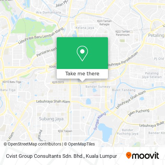 Cvist Group Consultants Sdn. Bhd. map