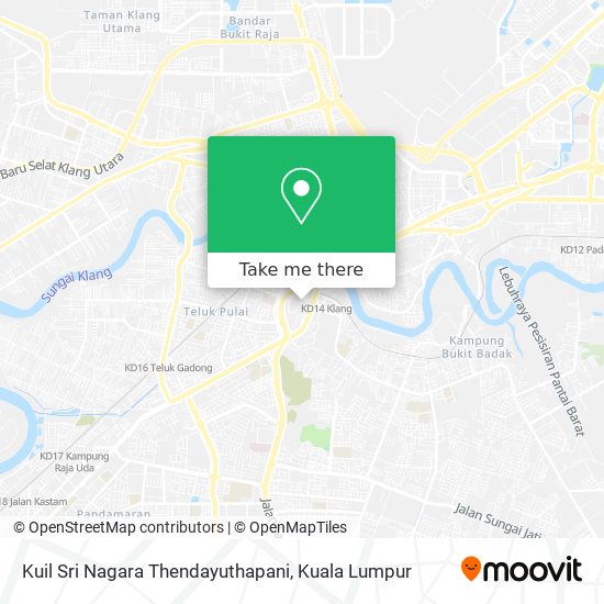 Kuil Sri Nagara Thendayuthapani map