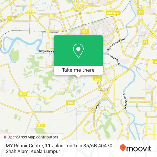 MY Repair Centre, 11 Jalan Tun Teja 35 / 6B 40470 Shah Alam map