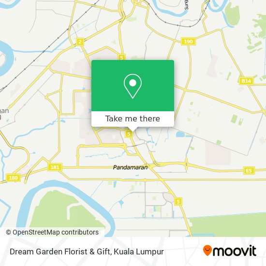 Dream Garden Florist & Gift map