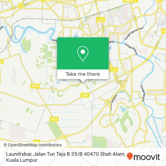 Laundrybar, Jalan Tun Teja B 35 / B 40470 Shah Alam map