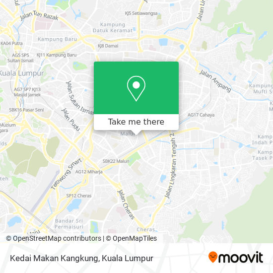 Kedai Makan Kangkung map