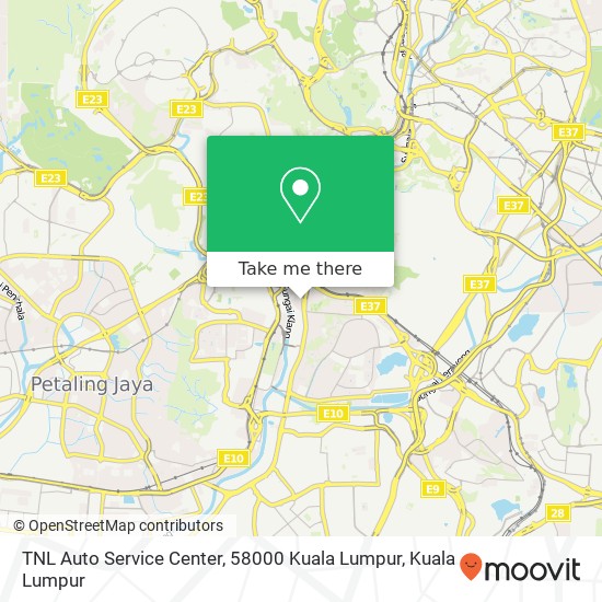 TNL Auto Service Center, 58000 Kuala Lumpur map
