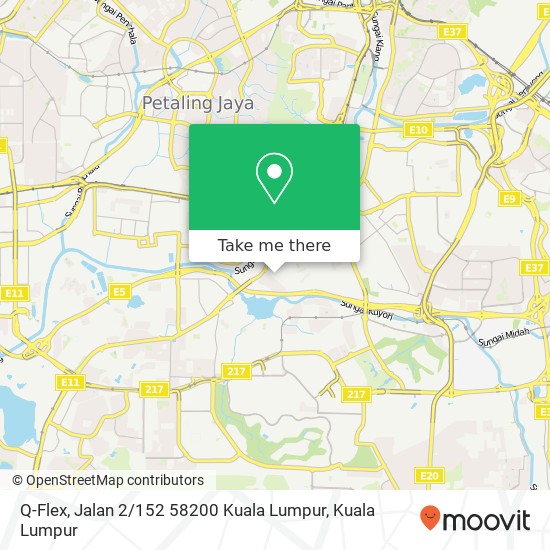 Q-Flex, Jalan 2 / 152 58200 Kuala Lumpur map