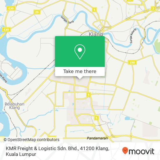 Peta KMR Freight & Logistic Sdn. Bhd., 41200 Klang