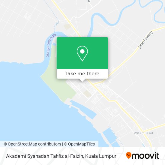 Peta Akademi Syahadah Tahfiz al-Faizin