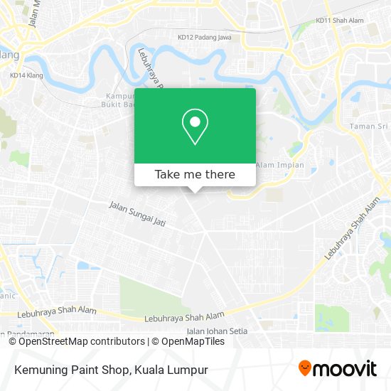 Kemuning Paint Shop map