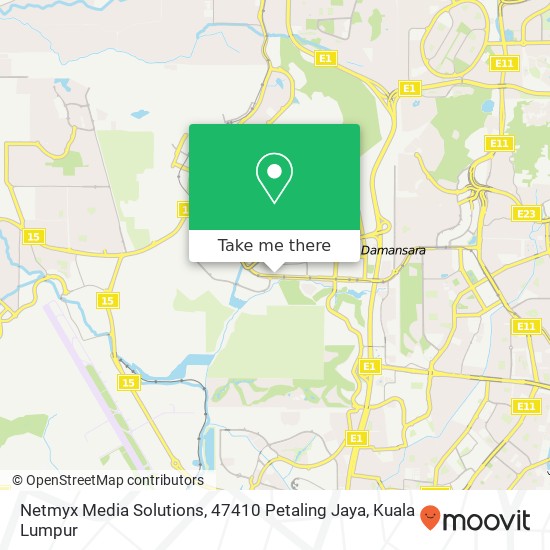 Netmyx Media Solutions, 47410 Petaling Jaya map