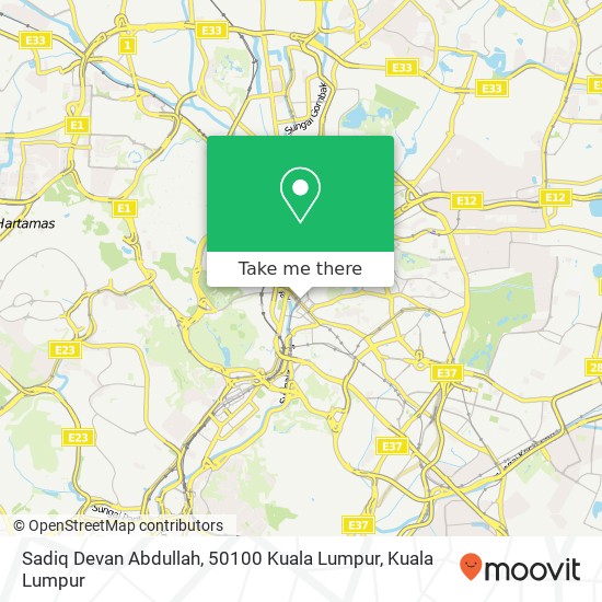 Sadiq Devan Abdullah, 50100 Kuala Lumpur map