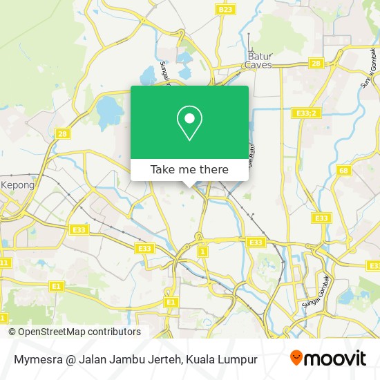 Peta Mymesra @ Jalan Jambu Jerteh