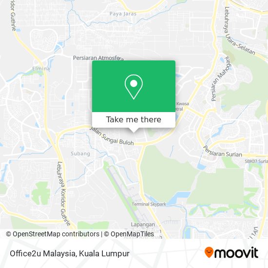 Office2u Malaysia map