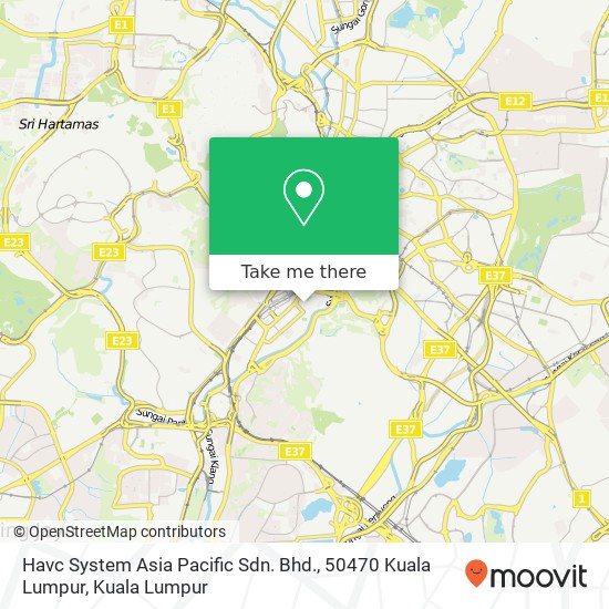 Havc System Asia Pacific Sdn. Bhd., 50470 Kuala Lumpur map