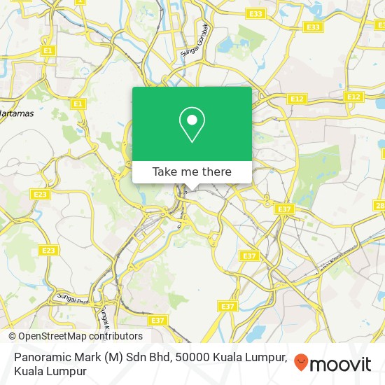 Panoramic Mark (M) Sdn Bhd, 50000 Kuala Lumpur map