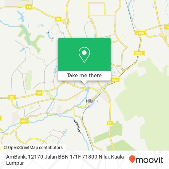 AmBank, 12170 Jalan BBN 1 / 1F 71800 Nilai map