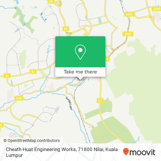 Cheath Huat Engineering Works, 71800 Nilai map