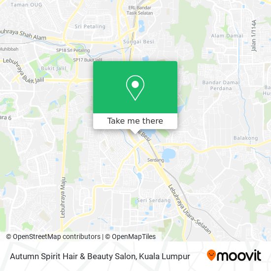 Autumn Spirit Hair & Beauty Salon map