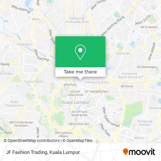 JF Fashion Trading map