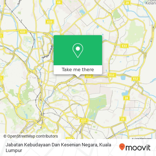 Jabatan Kebudayaan Dan Kesenian Negara map