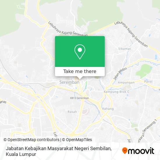 Jabatan Kebajikan Masyarakat Negeri Sembilan map