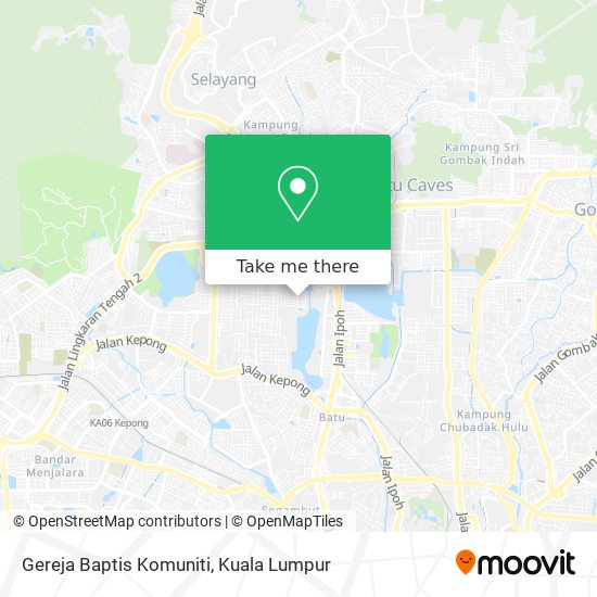 Gereja Baptis Komuniti map