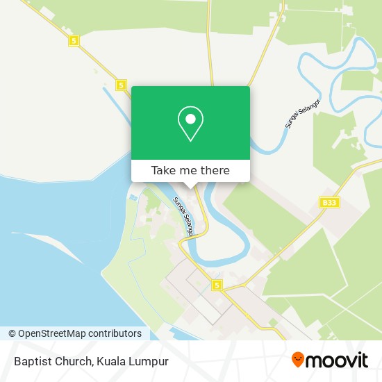 Baptist Church map