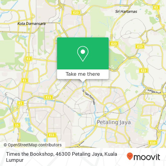 Times the Bookshop, 46300 Petaling Jaya map