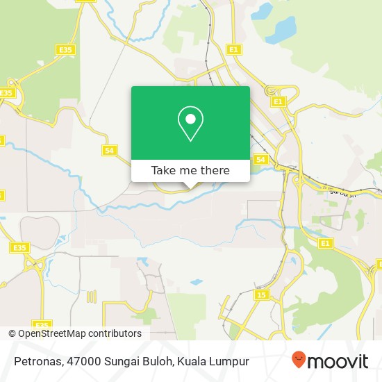 Petronas, 47000 Sungai Buloh map