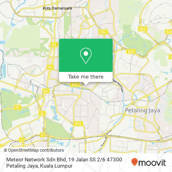 Peta Meteor Network Sdn Bhd, 19 Jalan SS 2 / 6 47300 Petaling Jaya