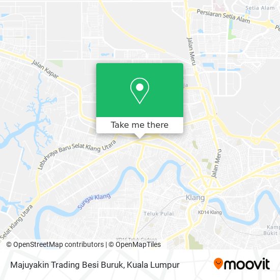 Peta Majuyakin Trading Besi Buruk
