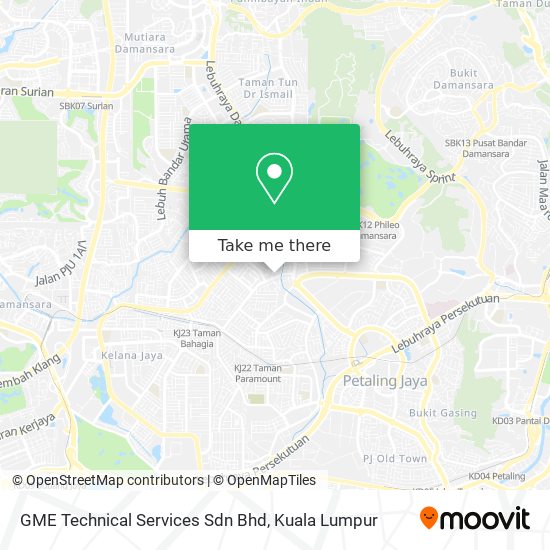 GME Technical Services Sdn Bhd map
