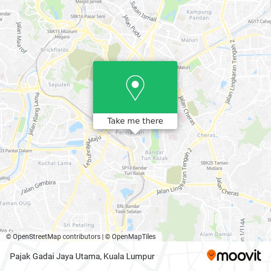 Peta Pajak Gadai Jaya Utama